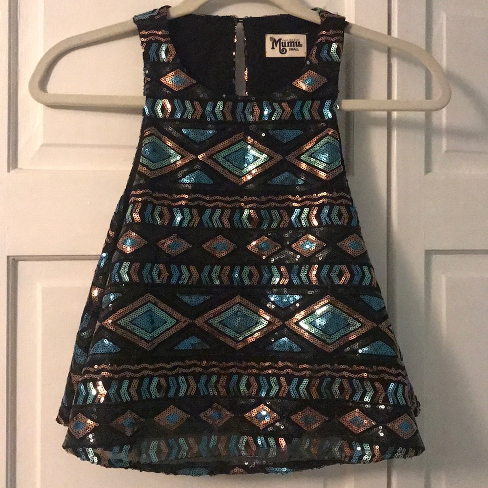 BRAND NEW Show Me Your MuMu Hailey Sequin Crop SM